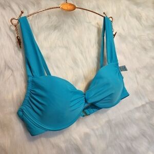 George Twist Front Padded Underwire Bikini Top